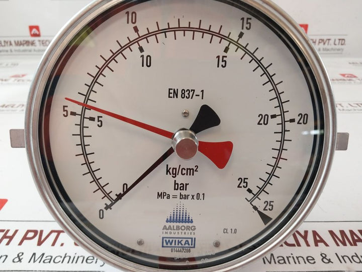 Wika En 837-1 Pressure Gauges 0 To 25 Bar