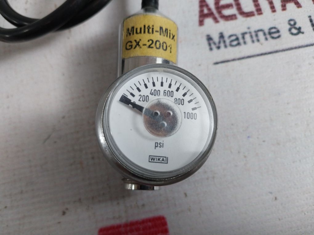 Wika Gx-2001 Pressure Gauge 0-1000 Psi