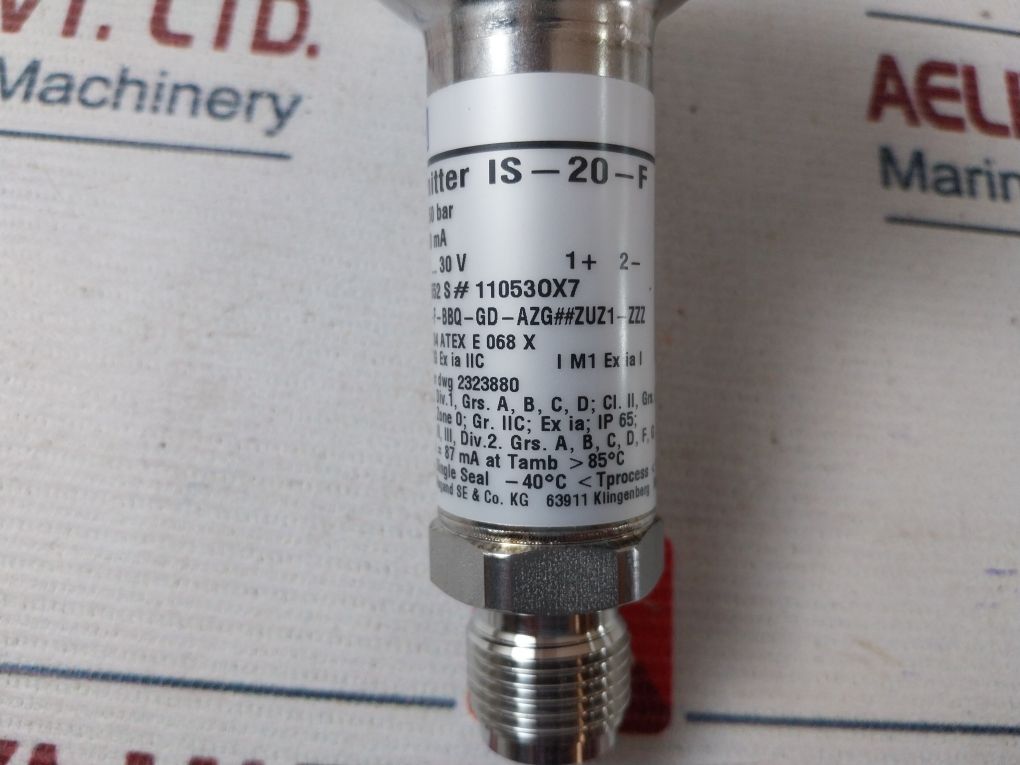 Wika Is-20-f Pressure Transmitter