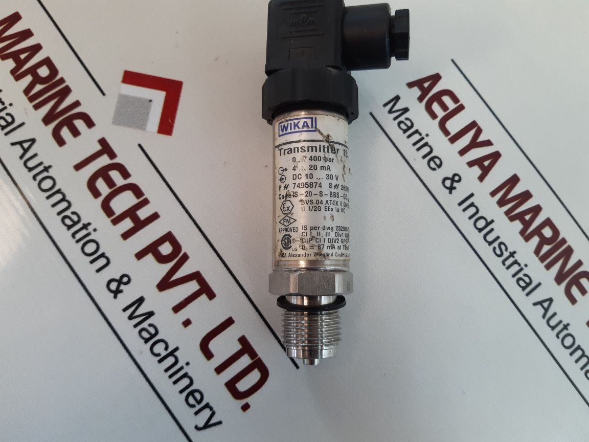 Wika Is-20-s Pressure Transmitter
