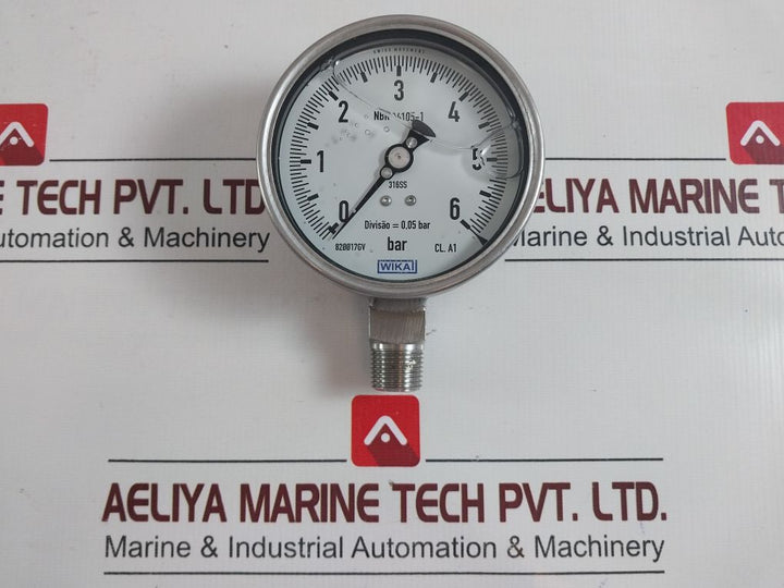 Wika Nbr 14105-1 Pressure Gauge 0-6 Bar