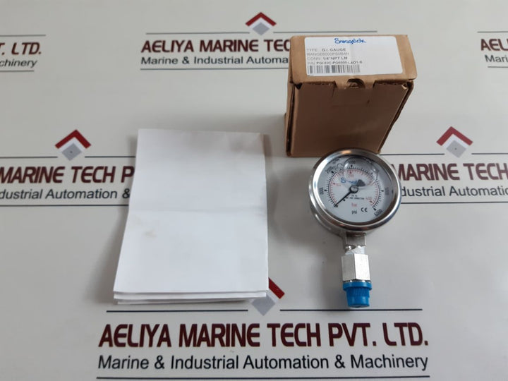 Wika Pgi-63C-pg6000-lao1-b Pressure Guage 0 To 400 Bar 0 To 6000 Psi
