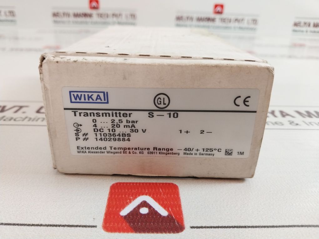 Wika S-10 Pressure Transmitter 14029884 Temperature -40/+125°C