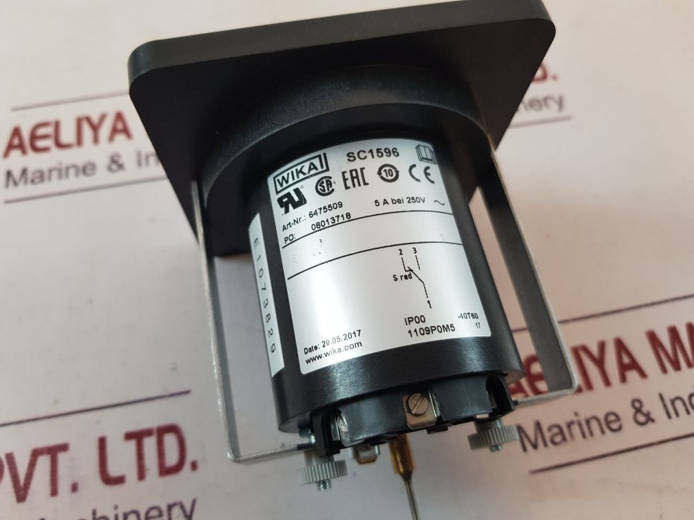 Wika Sc1596 Thermostat/Combistat Adjustable Temperature Switch 