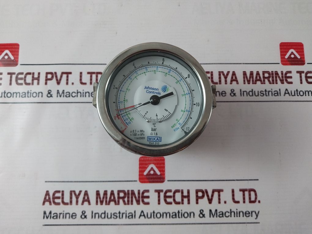 Wika Ss Maine 1541.212 Pressure Gauge 1 To 12 Bar
