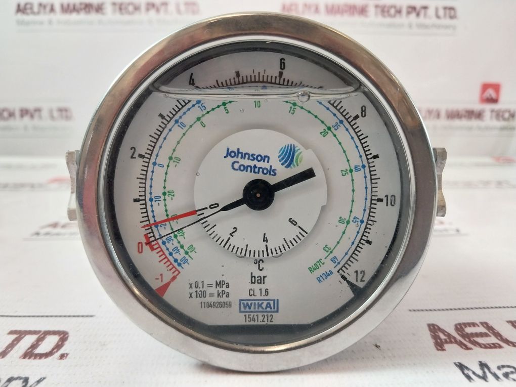 Wika Ss Maine 1541.212 Pressure Gauge 1 To 12 Bar
