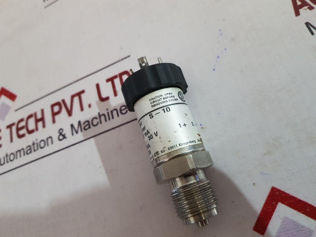 Wika s-10 pressure transmitter 9013539