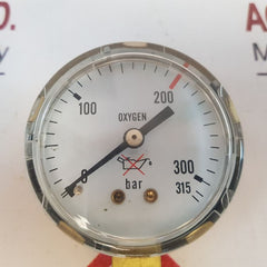 Wilhelmsen 90009795 Oxygen Gauge 0-315 Bar