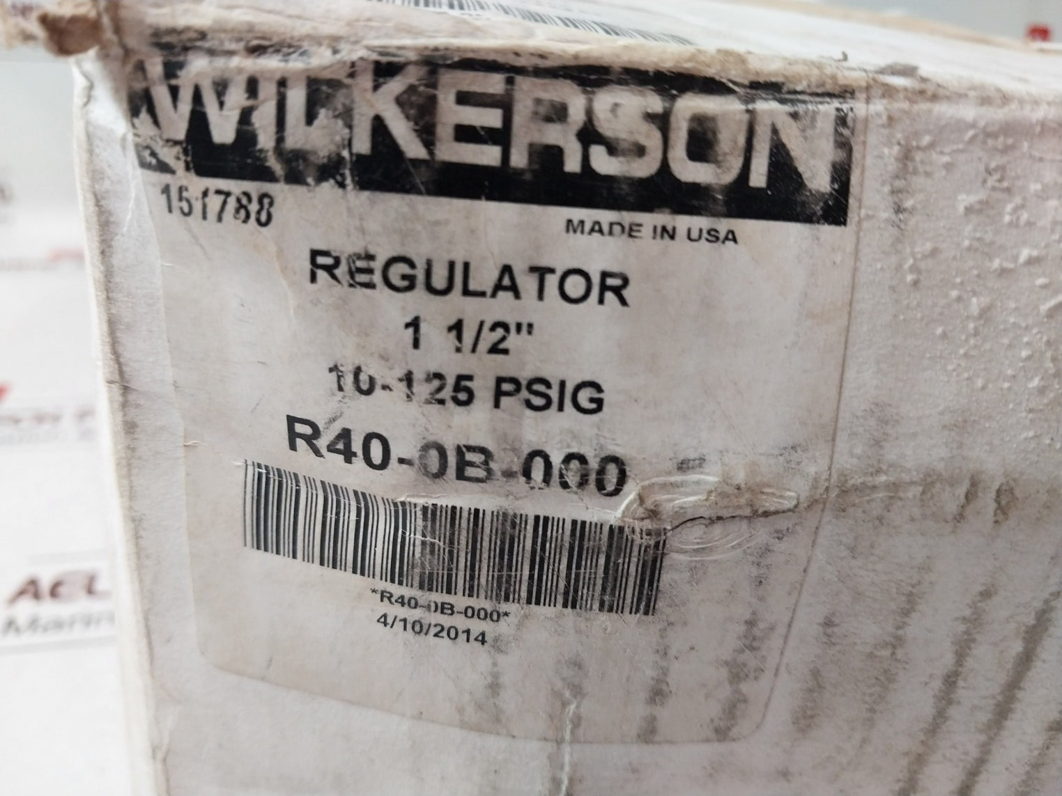 Wilkerson R40-0B-000 1 1/2