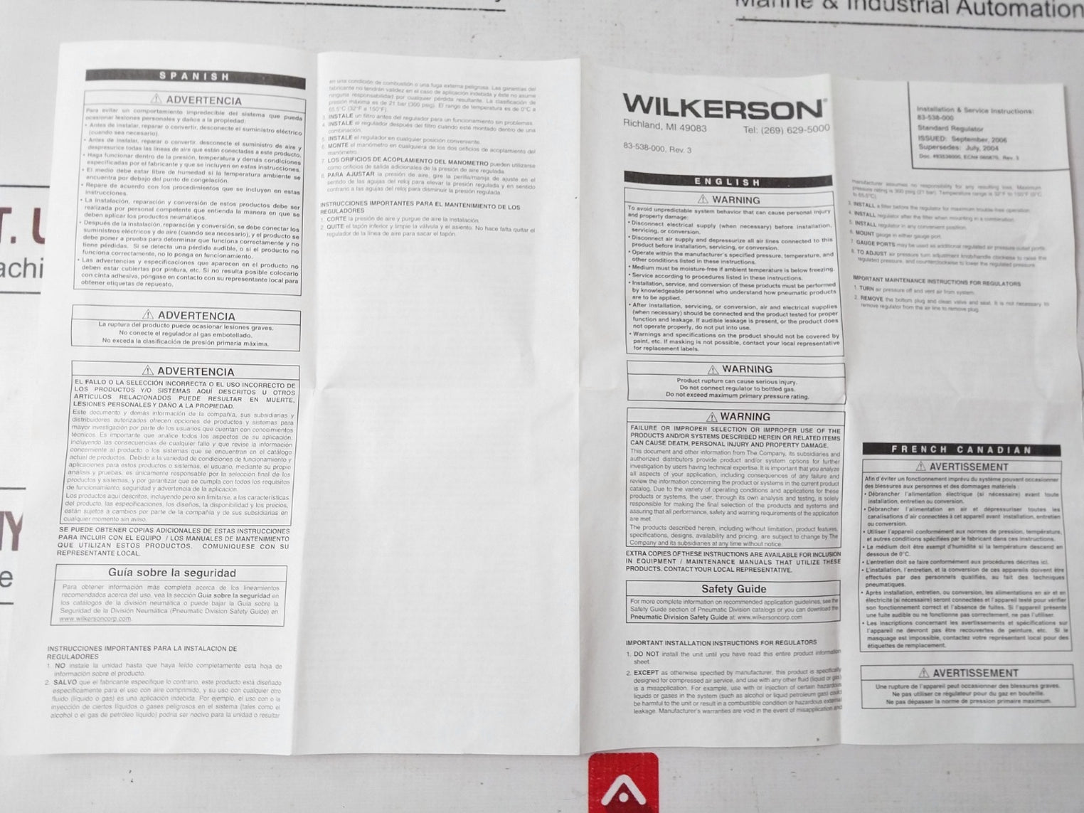 Wilkerson R40-0B-000 1 1/2