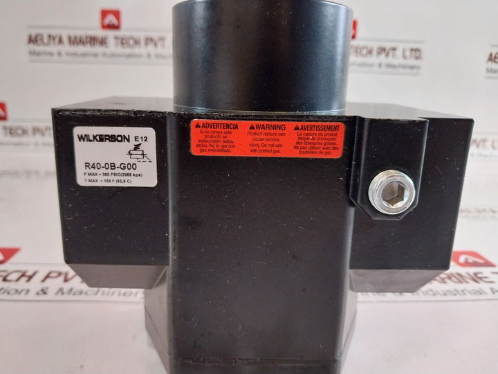 Wilkerson R40-0B-g00 1-1/2” Air Pressure Regulator Set