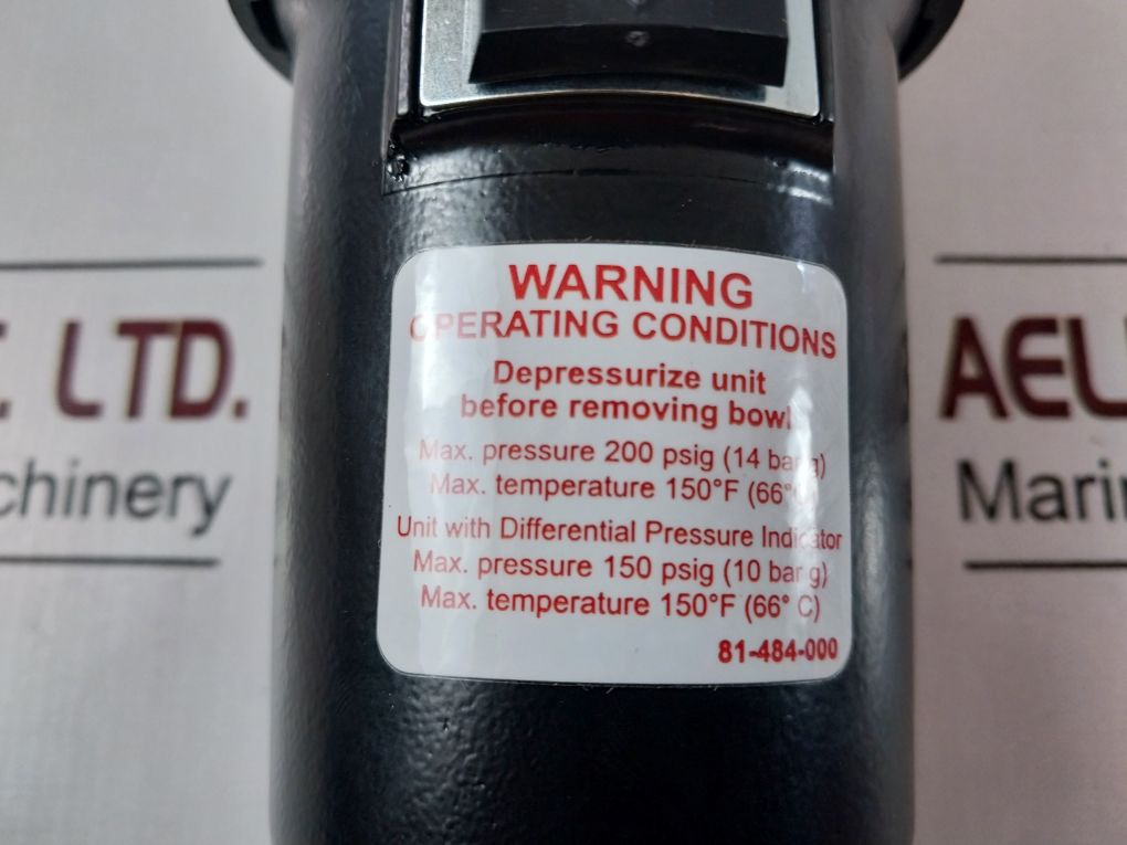 Wilkerson Wsa-04-fm0 Separator Condensate 1/2 Inch