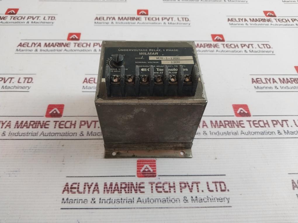 Wilmar Wuv-1-120H Undervoltage Relay 1 Phase 120V