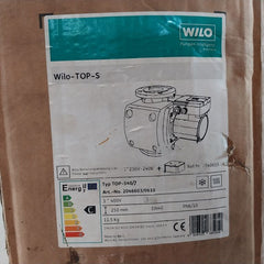 Wilo Top-s40/7 Power Pump 2072130/0602 Class F 60Hz
