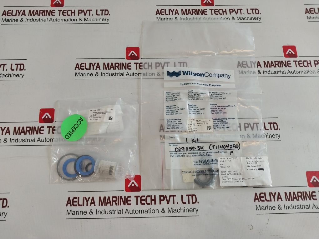 Wilson 0291159-sk Kit, Seal
