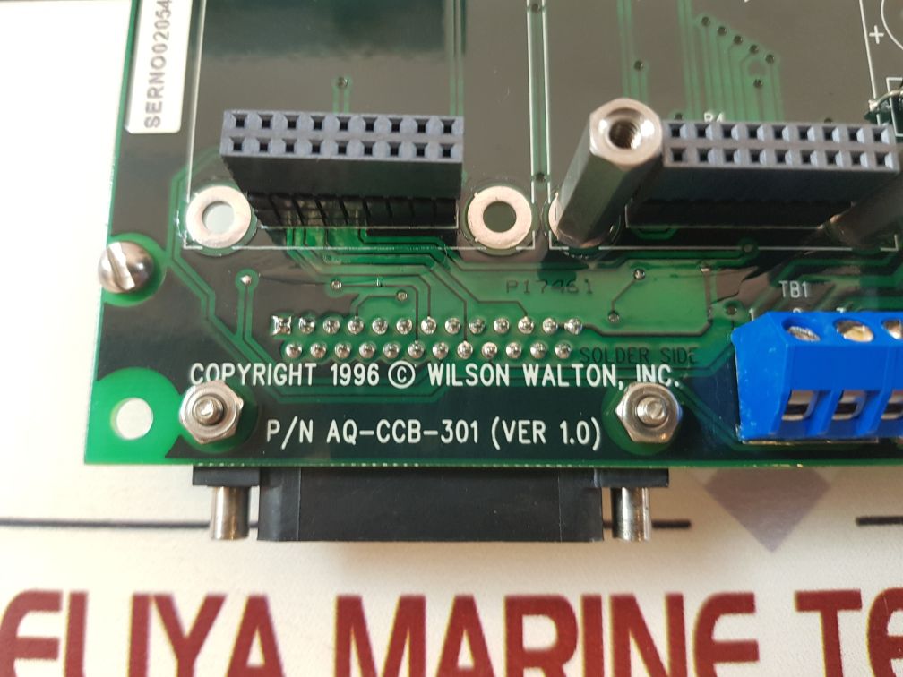 Wilson Walton Aq-ccb-301 Circuit Board