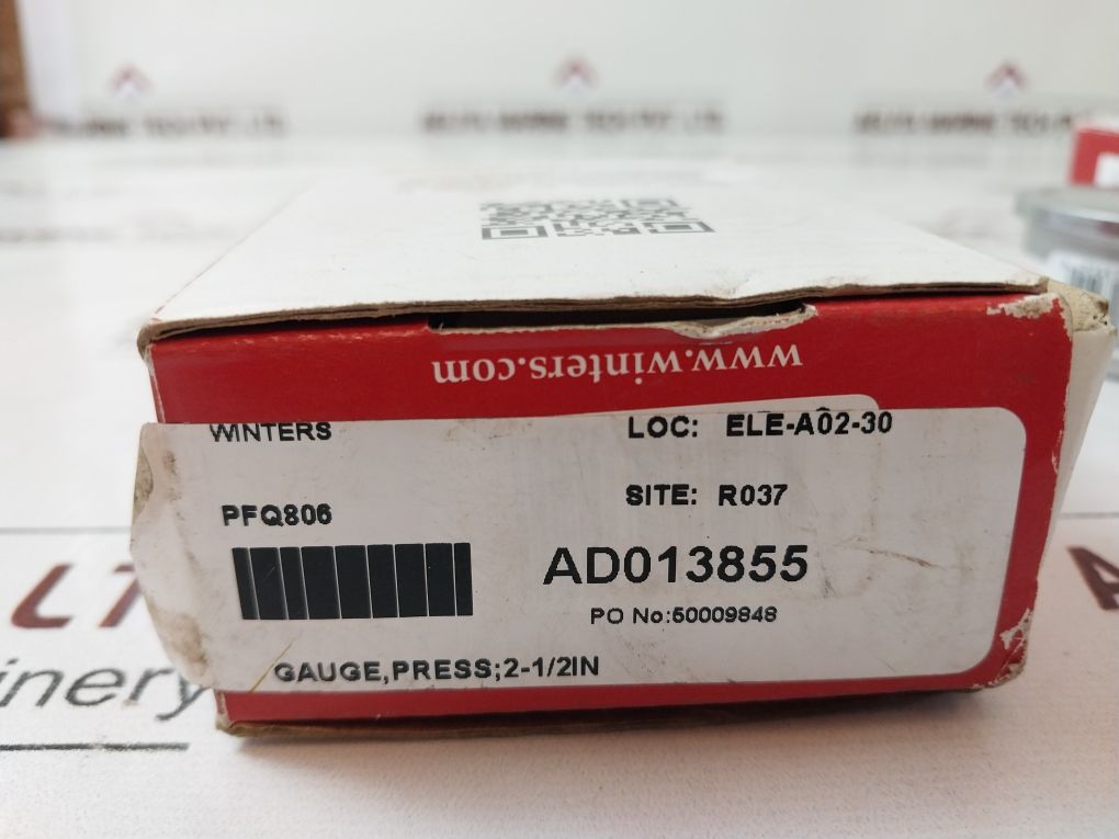 Winters Pfq806 Pressure Gauge 0-200 Psi