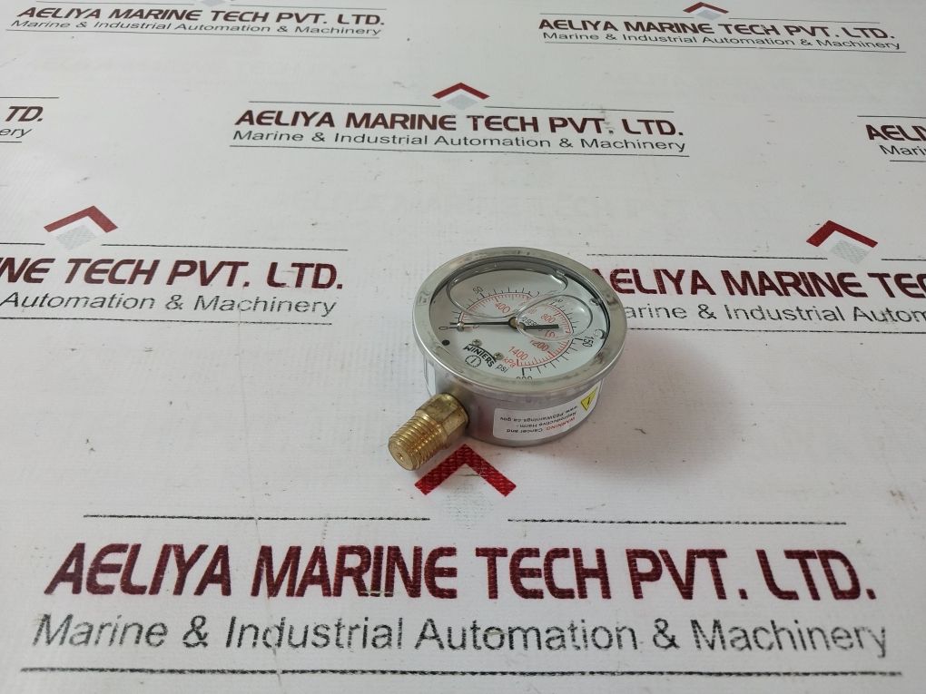 Winters Pfq806 Pressure Gauge 0-200 Psi