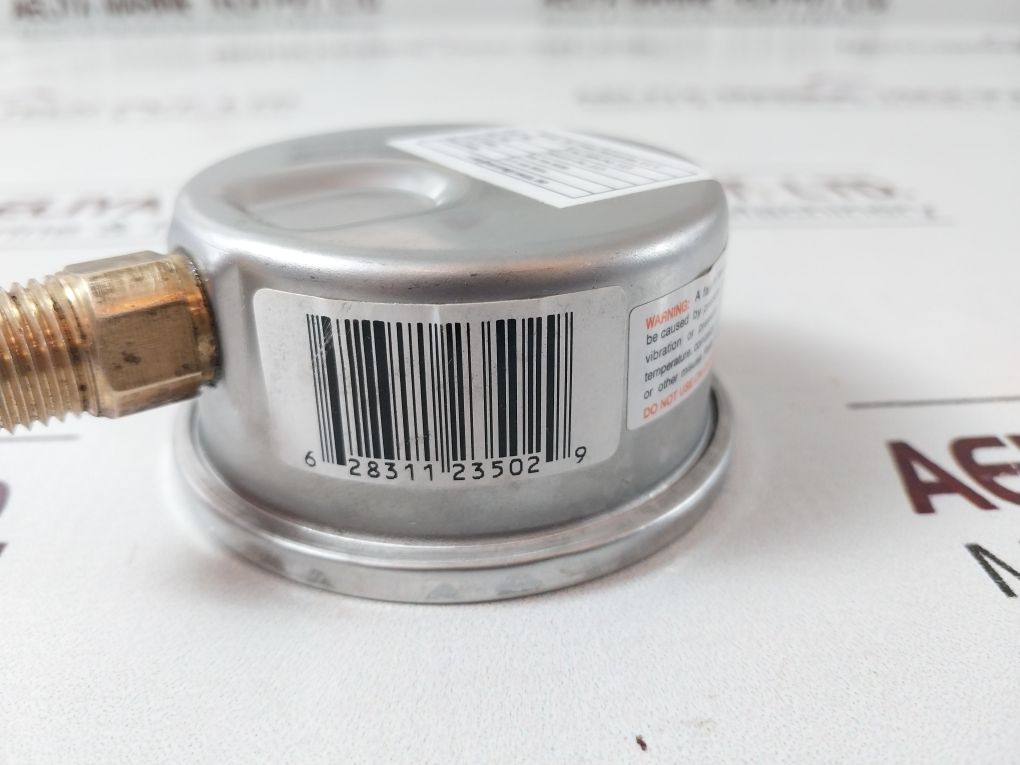 Winters Pfq Series Dual Scale Liquid-filled Pressure Gauge 0 To 1400 Kpa 0 To 20