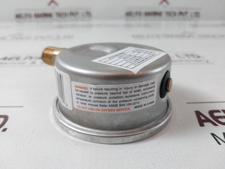 Winters Pfq Series Dual Scale Liquid-filled Pressure Gauge 0 To 1400 Kpa 0 To 20