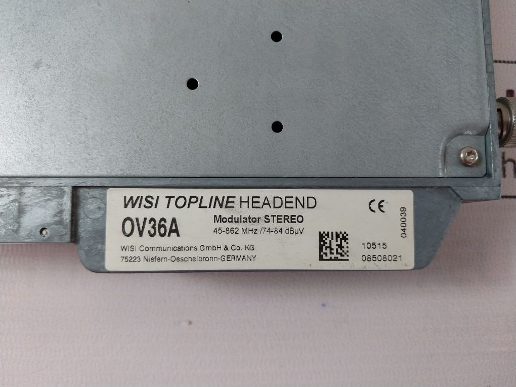 Wisi Ov36A Modulator Stereo