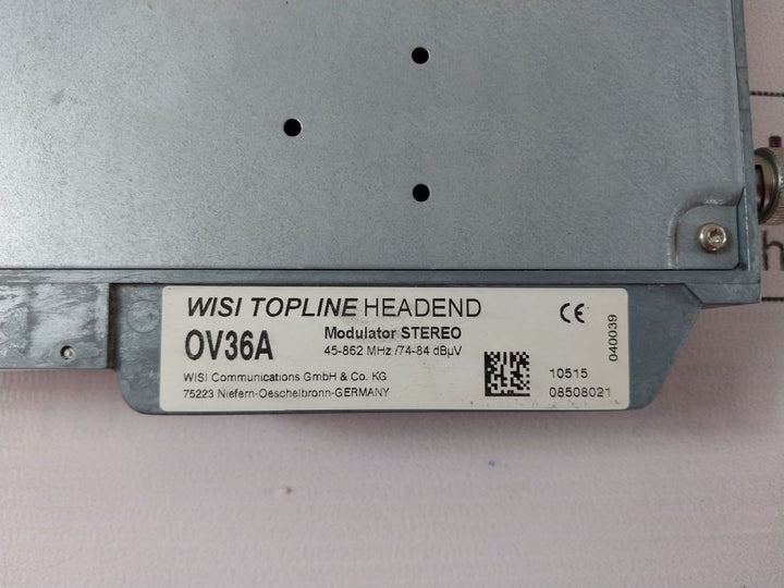 Wisi Ov36A Modulator Stereo