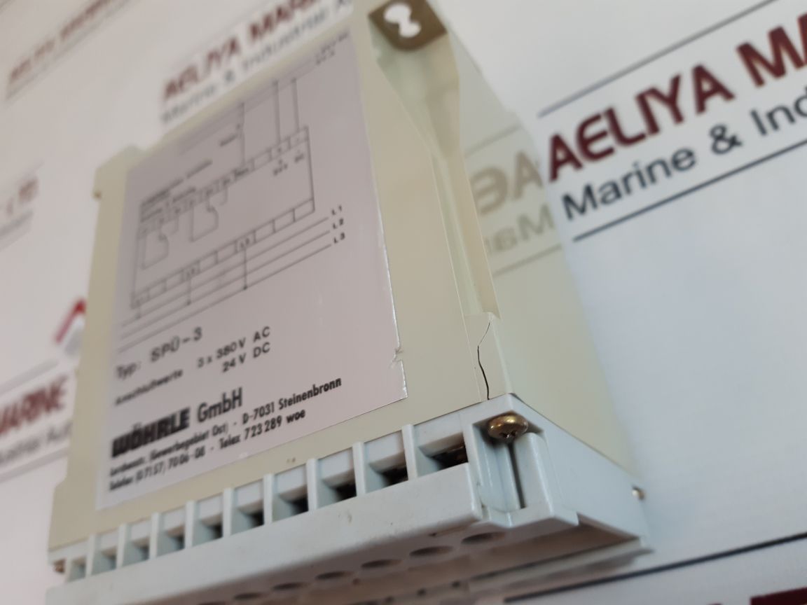 Wohrle Spu-3 Voltage Control 24 Vdc