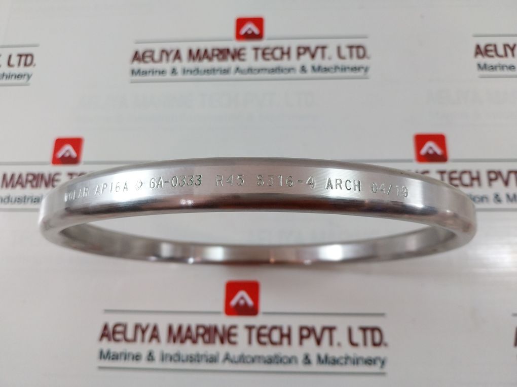 Wolar 6A-0333 Stainless Steel 316 R-45 Gasket Ring