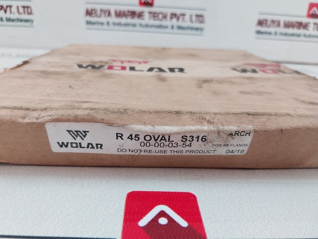 Wolar 6A-0333 Stainless Steel 316 R-45 Gasket Ring