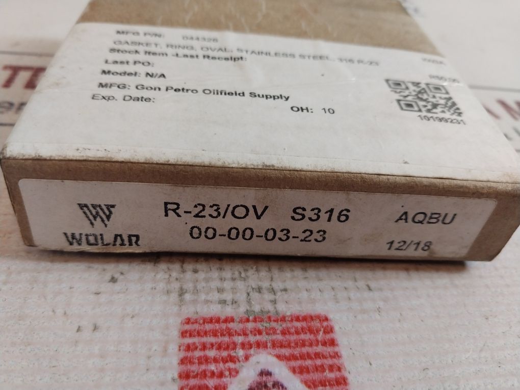 Wolar 6A-0333 Steel Gasket Ring