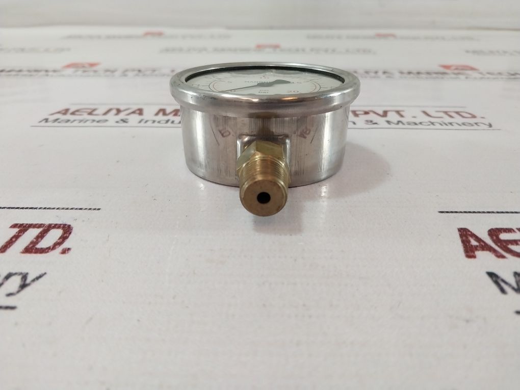 Woler Nbr 14105-1 Cl.B Pressure Gauge 0-20 Psi