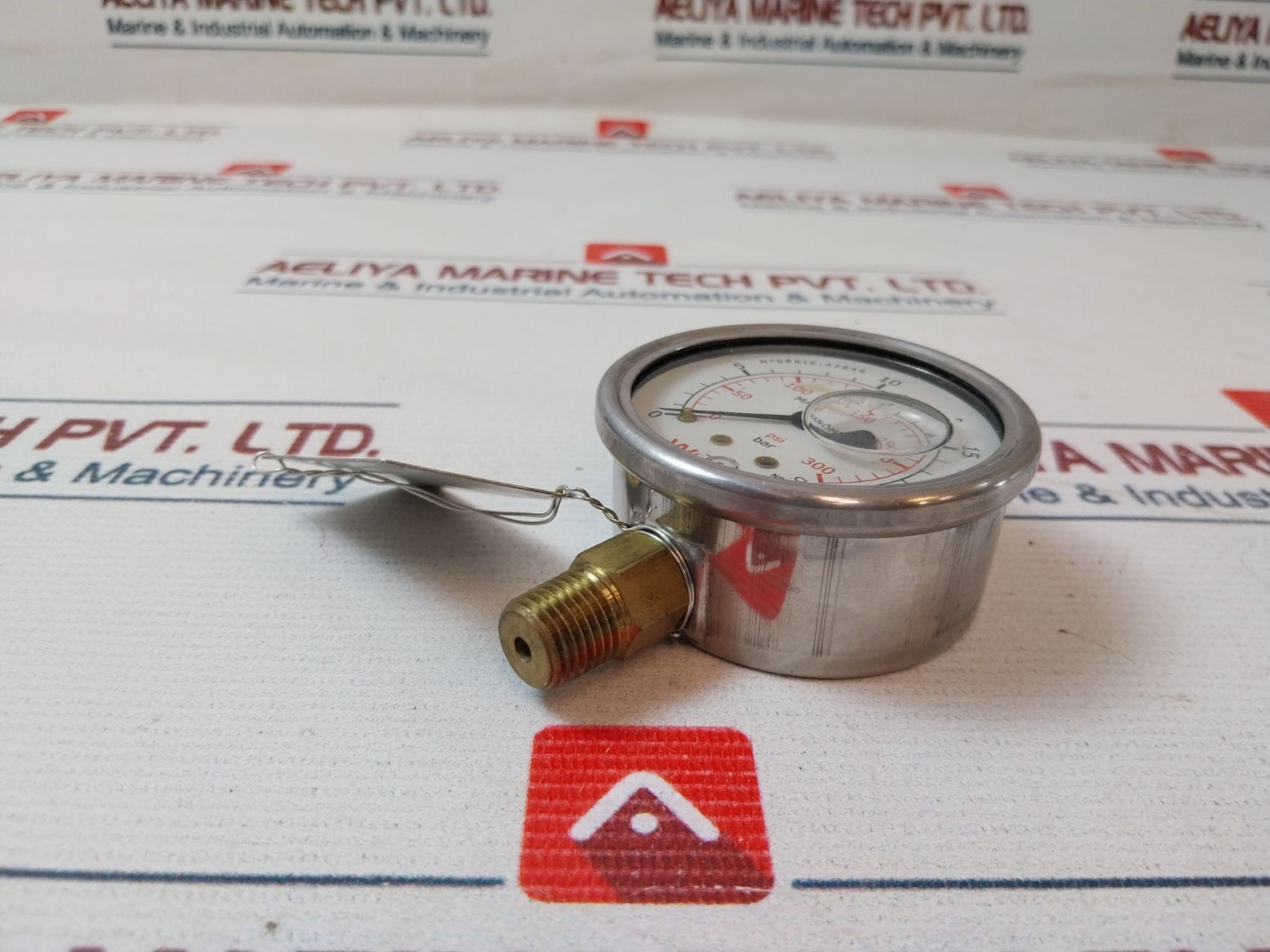 Woler Nbr 14105-1 Pressure Gauge 0-300 Psi