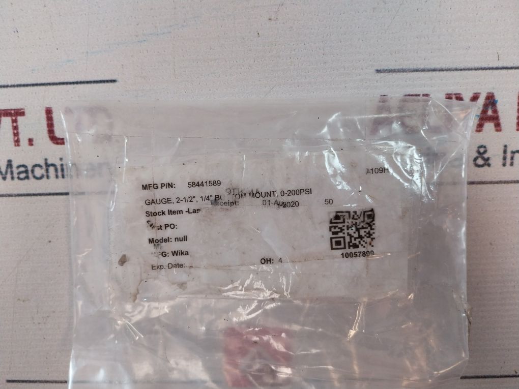 Woler Nbr 14105-1 Pressure Gauge 0-200 Psi 0-14 Bar