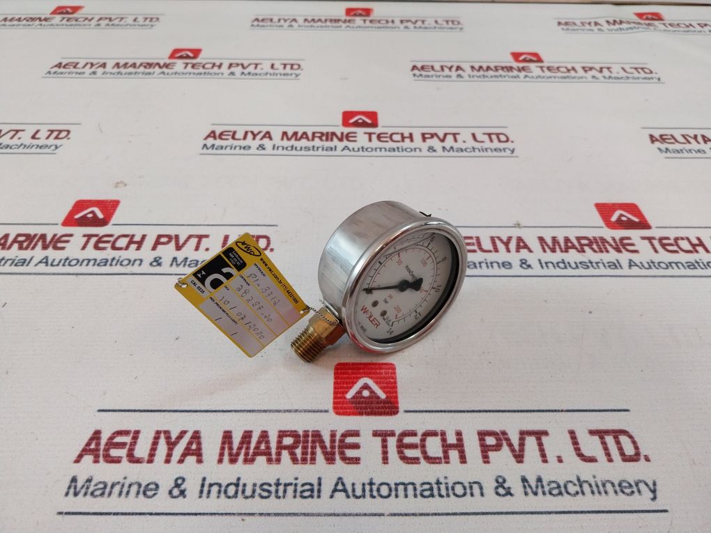 Woler Nbr 14105-1 Pressure Gauge 0-200 Psi 0-14 Bar