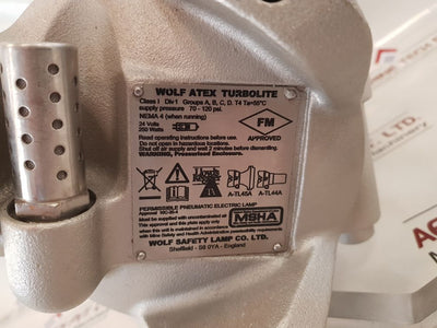 Wolf Sira02Atex5099X Safety Lamp 24 Volts 250 Watts