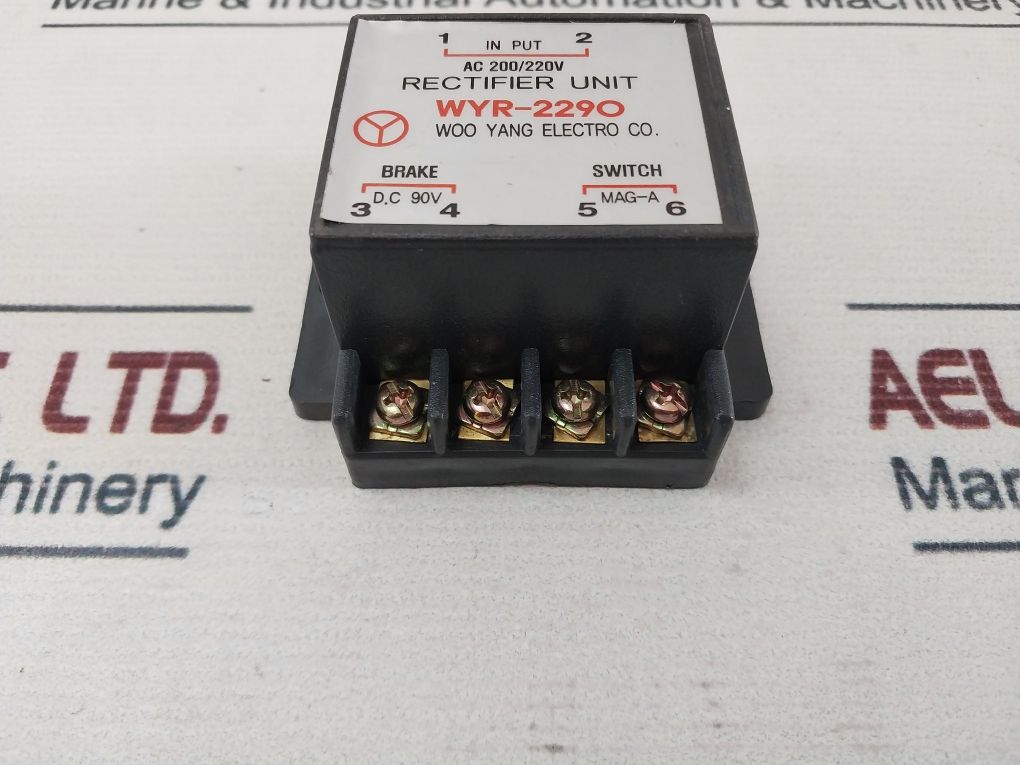 Woo Yang Wyr-2290 Rectifier Unit