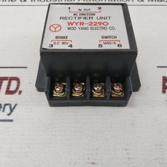 Woo Yang Wyr-2290 Rectifier Unit