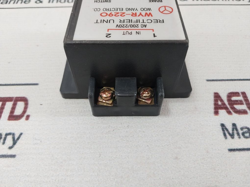 Woo Yang Wyr-2290 Rectifier Unit