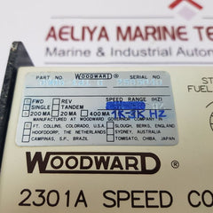 Woodward 2301A Speed Control 9905 131 G