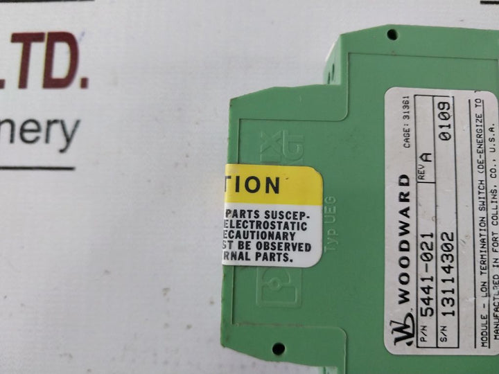 Woodward Ueg 5441-021 Rev: A Board-notch Filter