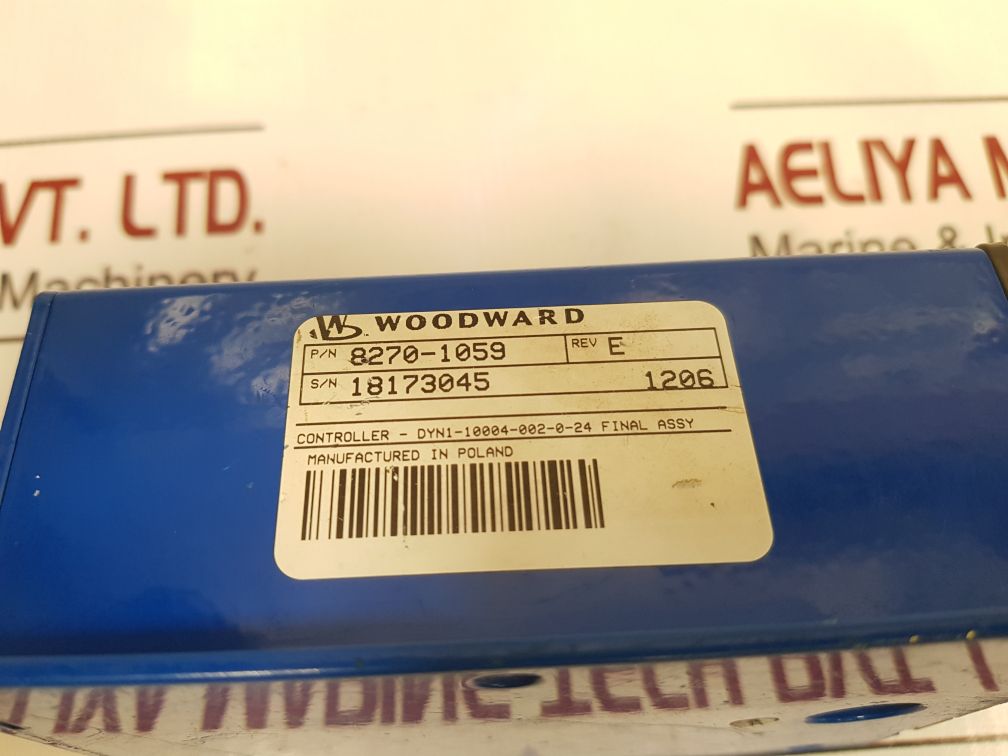 Woodward 8270-1059 Rev: E Electronic Volumetric Flow Regulator Control