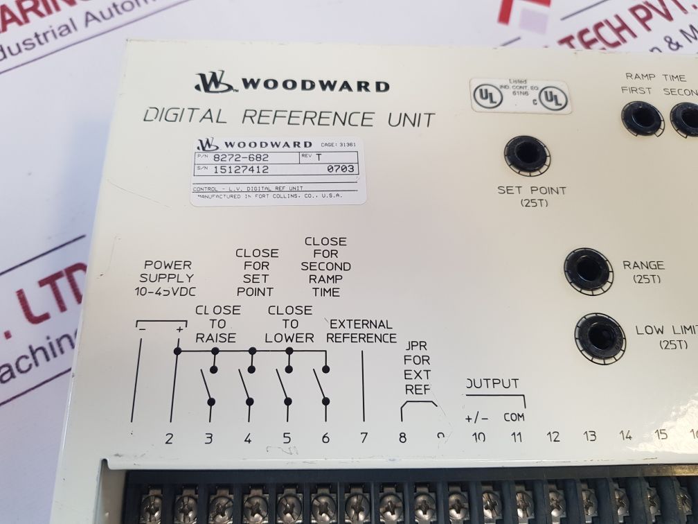 Woodward 8272-682 Rev T Digital Reference Unit
