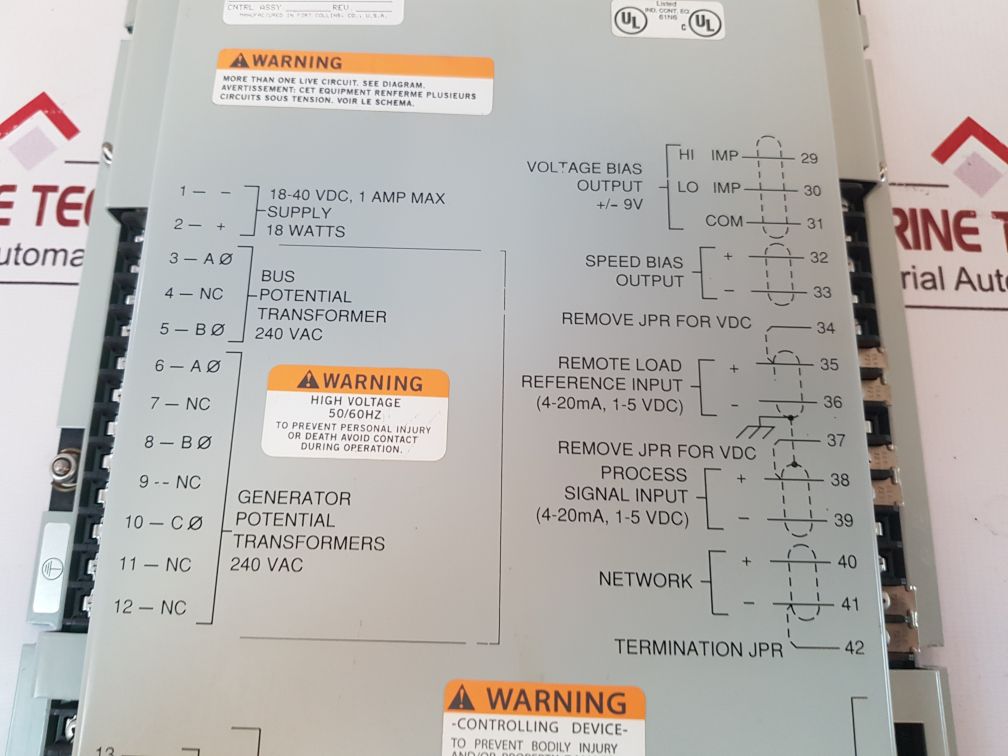 Woodward 9905-363 Digital Synchronizer And Load Control