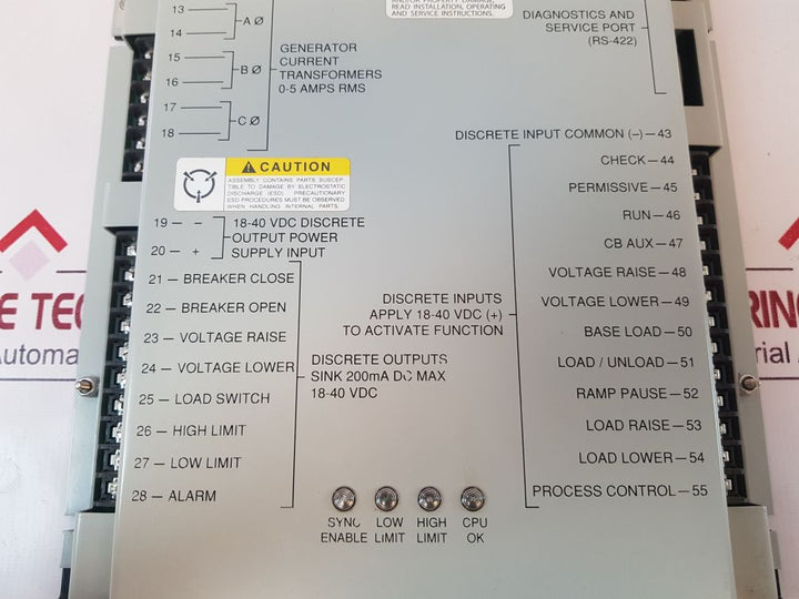 Woodward 9905-363 Digital Synchronizer And Load Control