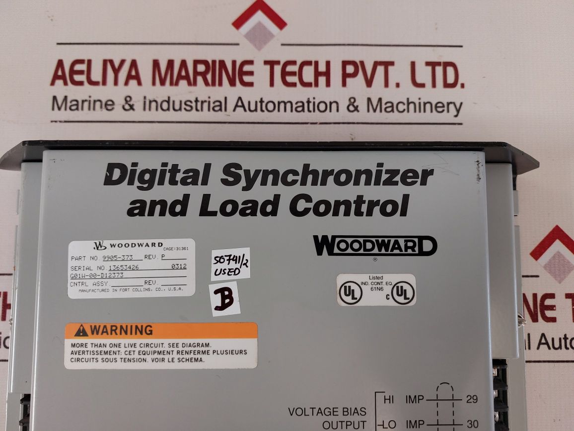 Woodward 9905-373 Rev.P Digital Synchronizer And Load Control