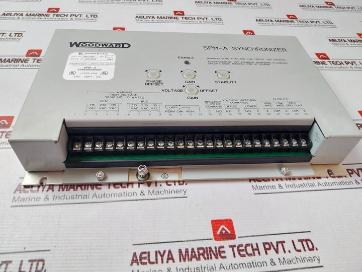 Woodward 9907-029 Spm-a Synchronizer Rev E