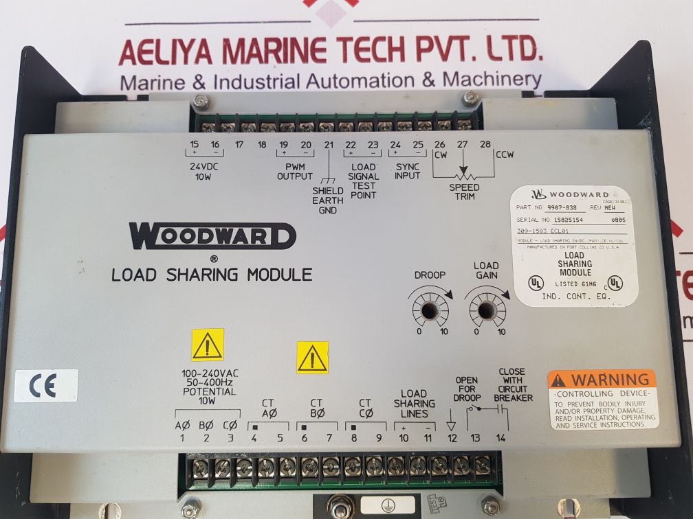 Woodward 9907-838 Load Sharing Module
