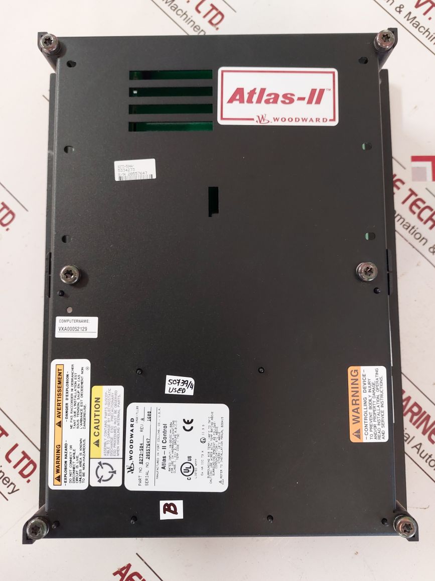 Woodward 8273-584 Atlas-ii Control Rev.A