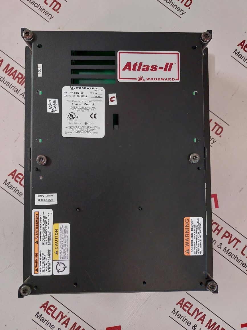 Woodward 8273-584 Atlas-ii Control Rev.A