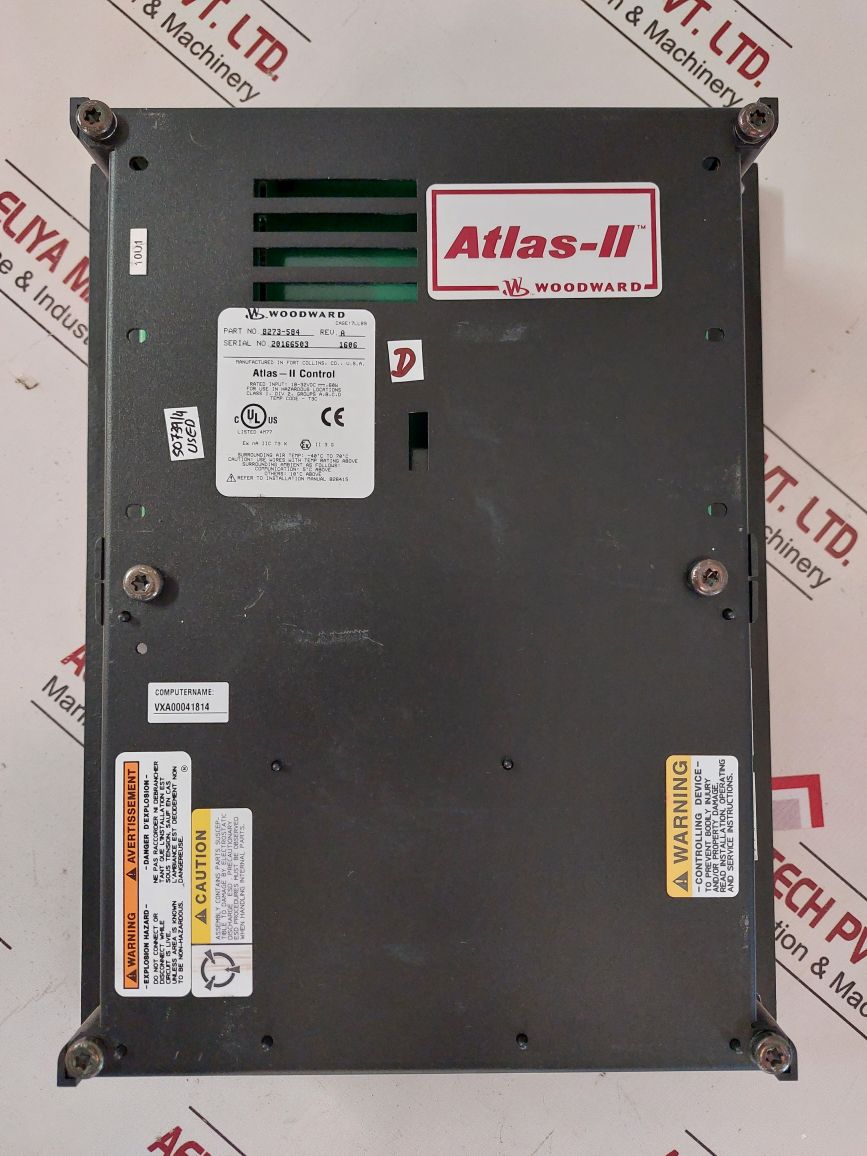 Woodward 8273-584 Atlas-ii Control Rev.A
